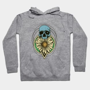 skull flower Hoodie